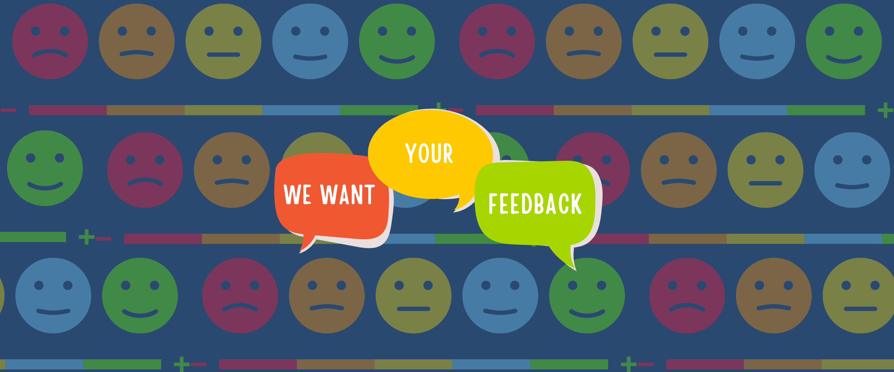 We Want Your Feedback